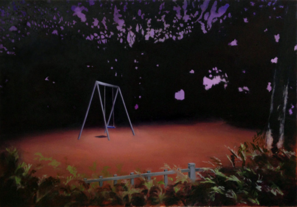 “Unswung Swing” Oil on canvas, 81.3 cm x 56.2 cm 2016 